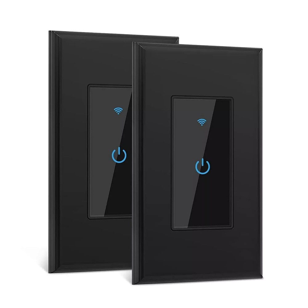 WiFi Smart Light Switch 2 Pack Light Switch Remote for Alexa & Google IFTTT US