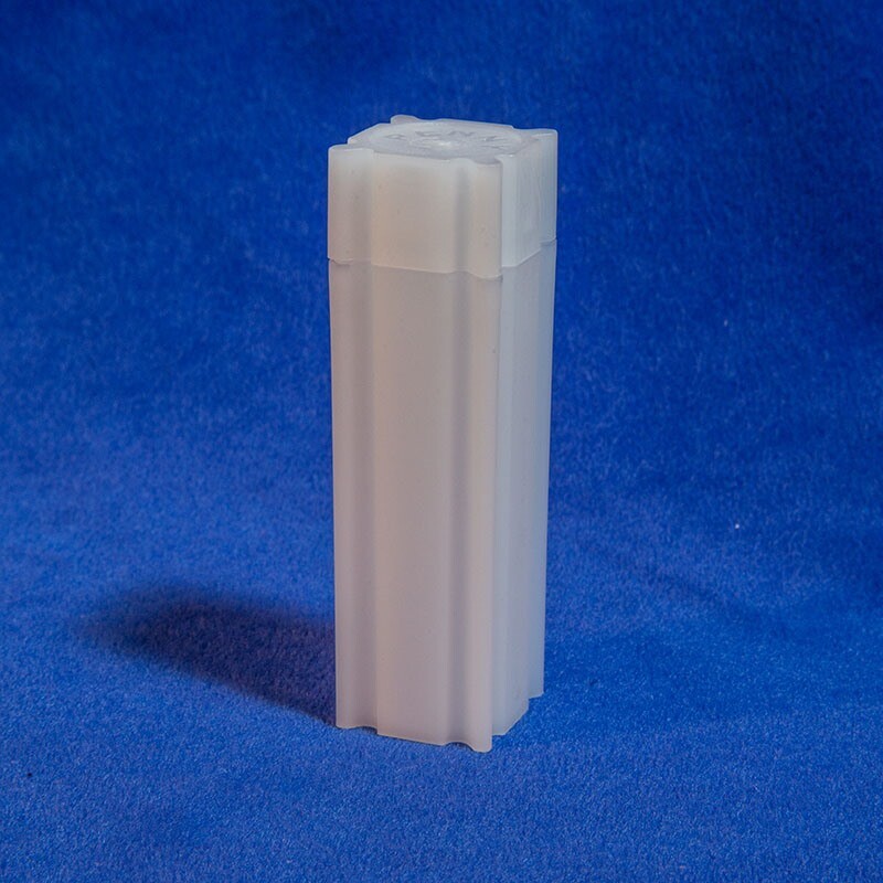 25 Square Coin Safe Tubes For US Penny Cent 19.40mm High Quality Roll Storage