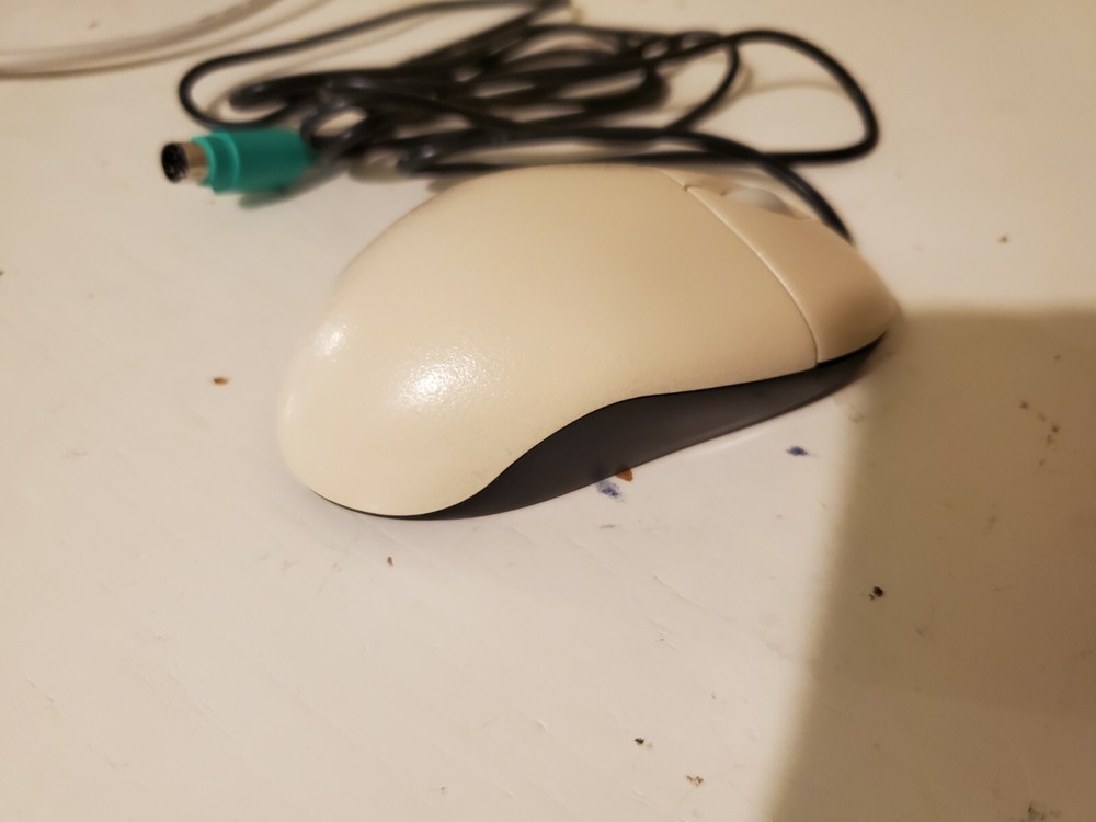 Amiga Atari ST Optical Mouse w/ nice adapter and extension