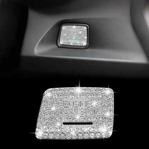 Bling Car Engine Start Button Cover Compatible with Chevy Camaro 2016-2024