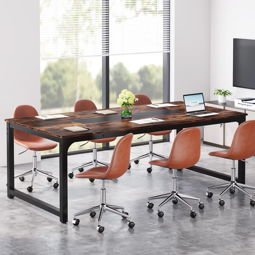 Conference Table 6FT Meeting Seminar Table Rectangular Meeting Room Table