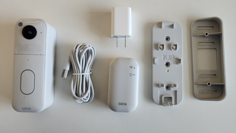 Blink Video Doorbell White Sync Module Battery Powered Video Security System