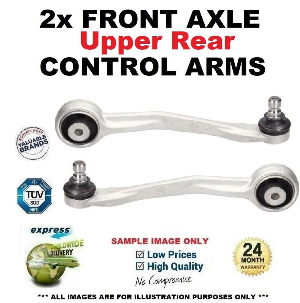 2x Front Axle Upper Rear CONTROL ARMS for AUDI A5 S5 quattro 2007-2012