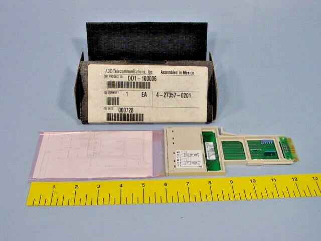 *ADC DD1-100006 4-27357-0201 DROP AND ACCESS INSERT CARD