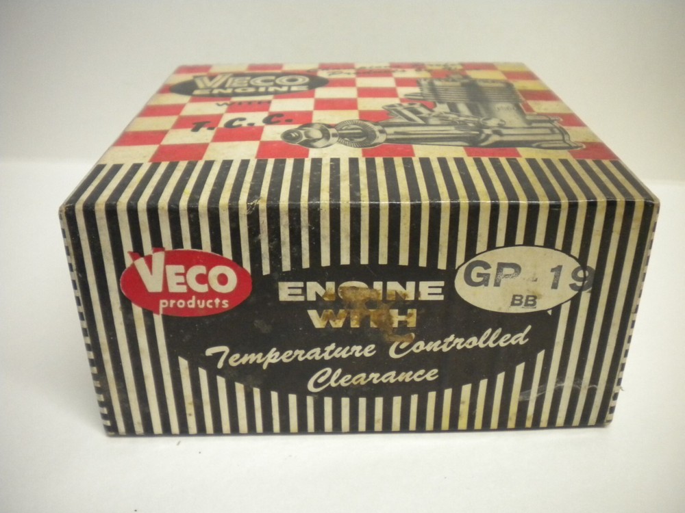 Vintage VECO Engine GP-19 EMPTY BOX NO ENGINE