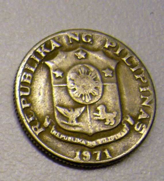 1971 PHILIPPINES 10 Sentimos Coin