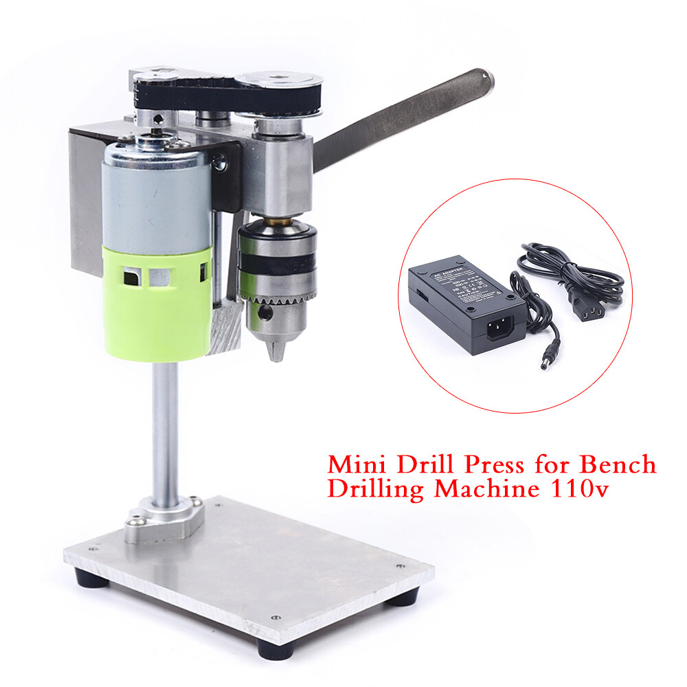 Mini Electric Drill Press with Variable Speed for Workbench Use