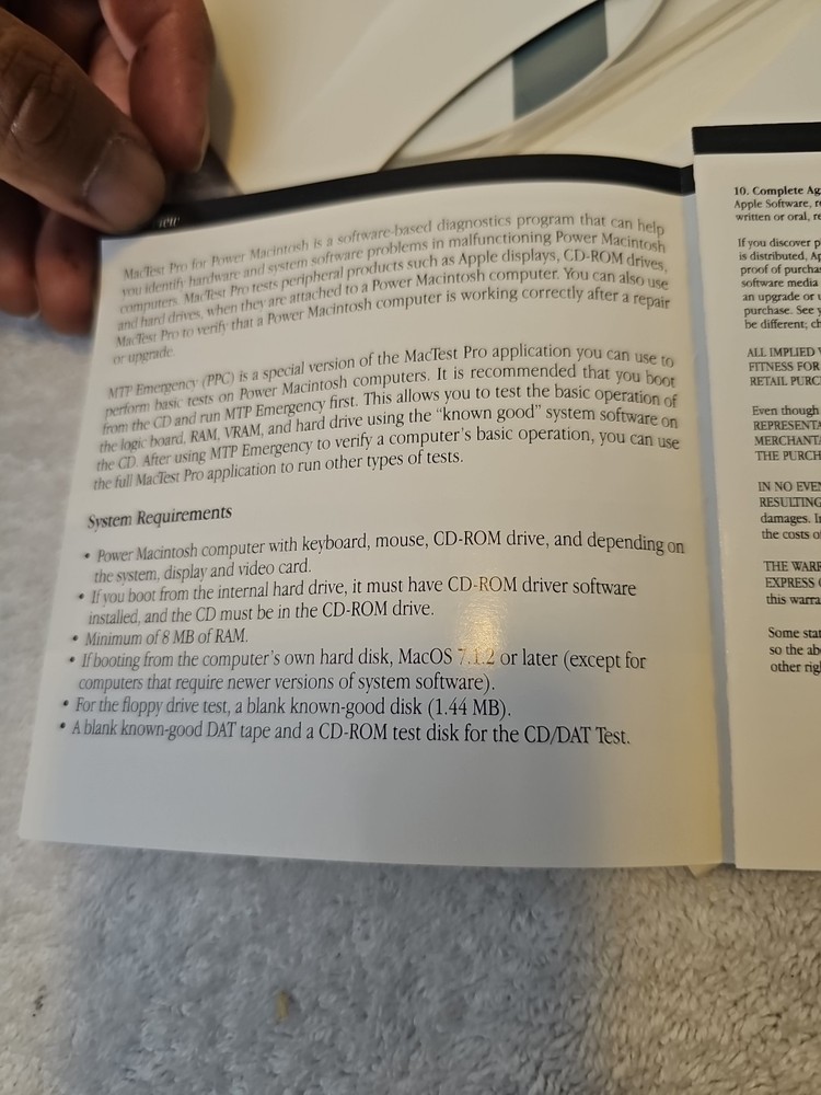 MacTest Pro May 1998 For Power Macintosh Cd Guide