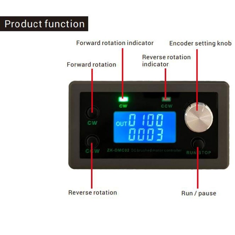Stepper Motor Driver Controller Forward Reverse Control Driver Easily to Use