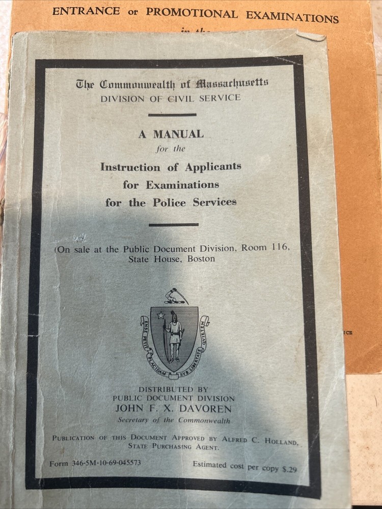 Police Manual Massachusetts