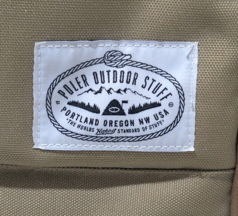 Poler Outdoor Stuff Camp Vibes Excursion Pack & Camera Insert Set In Khaki EUC