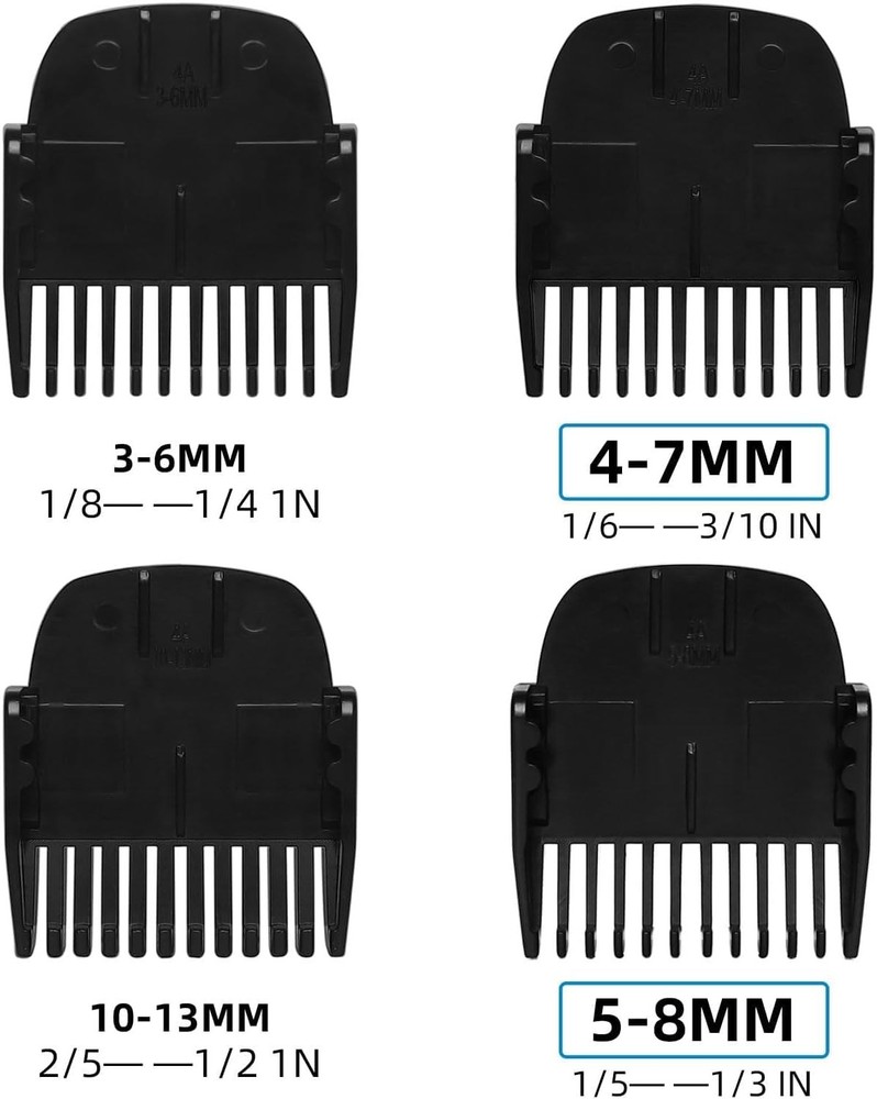 Guards for Manscaped 4.0, Cutting Guides Comb Replacement (4-Pack)