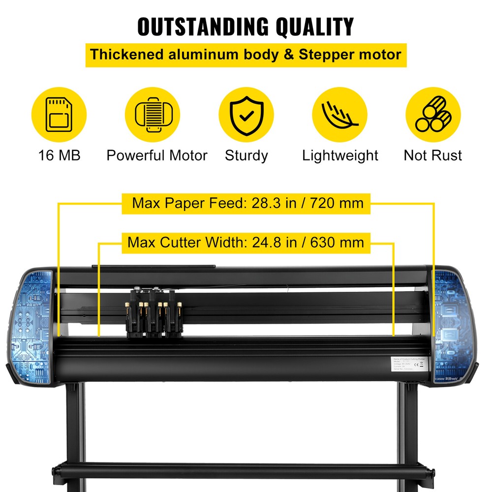 28" Vinyl Cutter Machine Cutting Plotter Bundle SignMaster Floor Stand