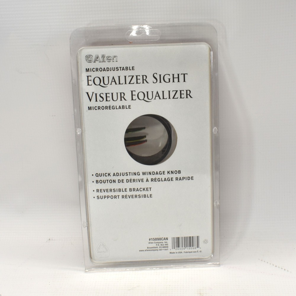 Allen Equalizer Bow Sight 3 fiber optic sight pins 15098CAN