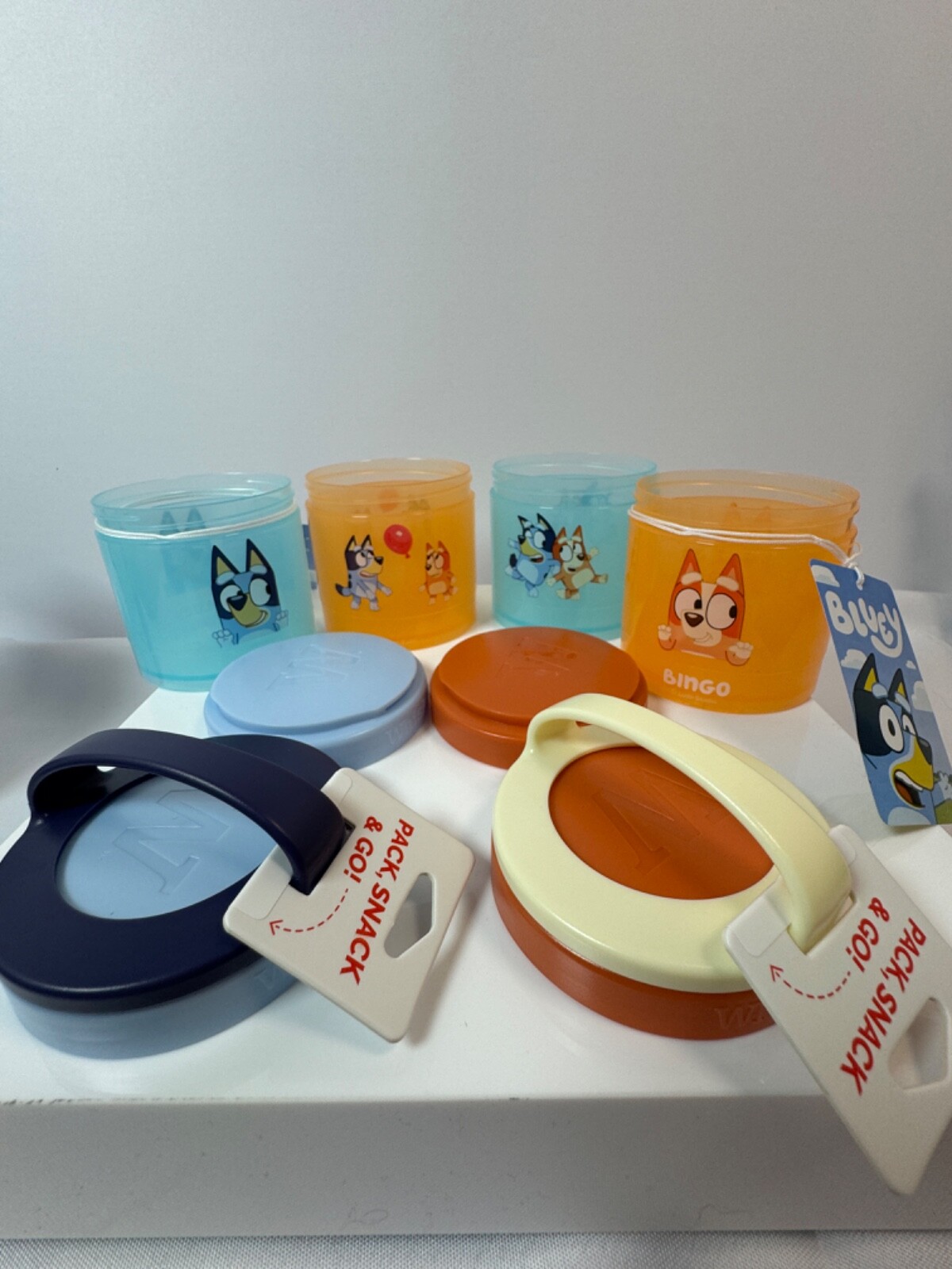 DISNEY-Whiskware by Blender Bottle -Kids Locking Snack Cups -Stocking Stuffers!!