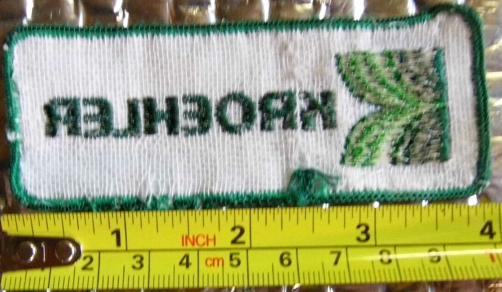 Vintage Patch KROEHLER FREE SHIPPING