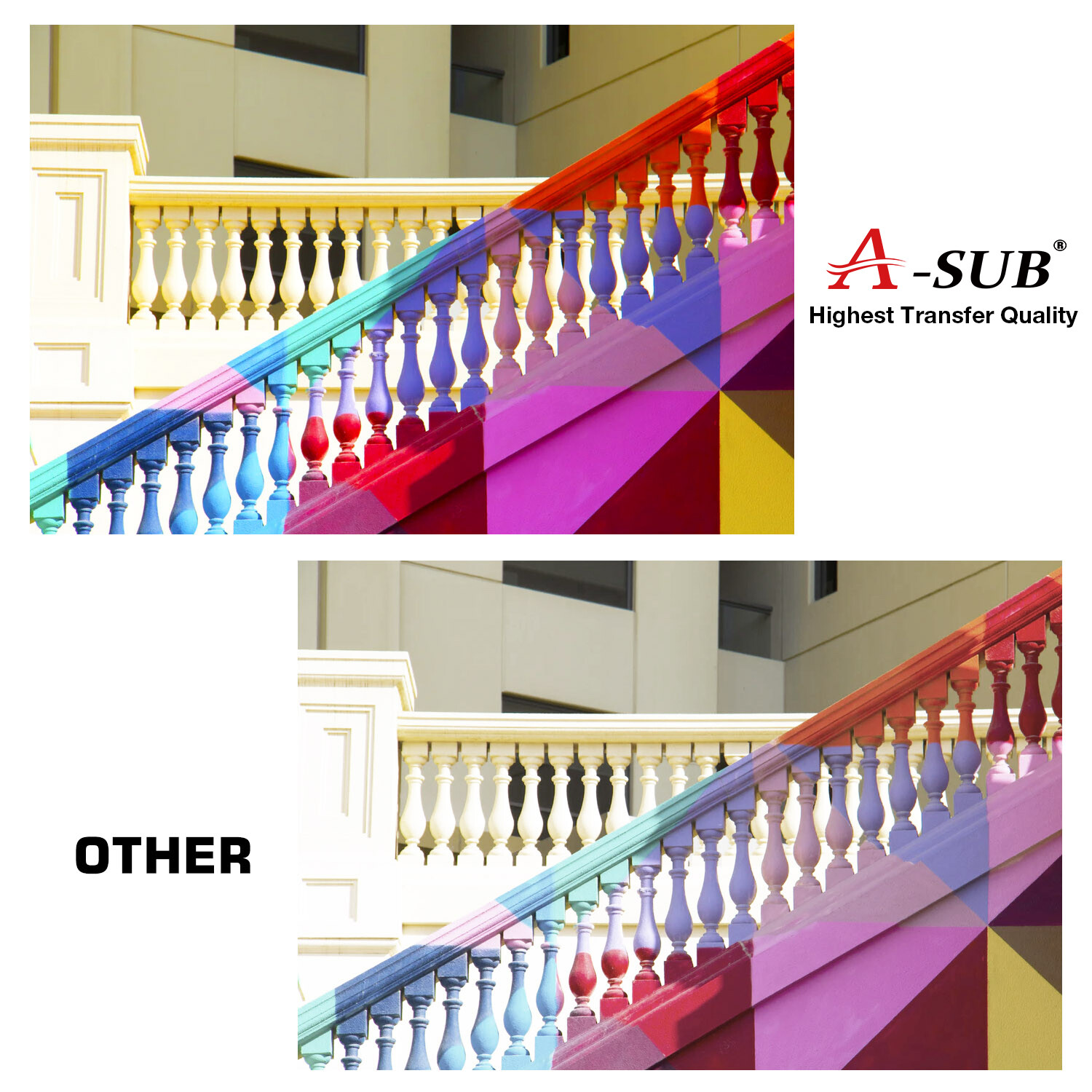 900ML A-SUB Sublimation Ink Fit for Ecotank ET 2400 2760 2720 2803 2850 2800