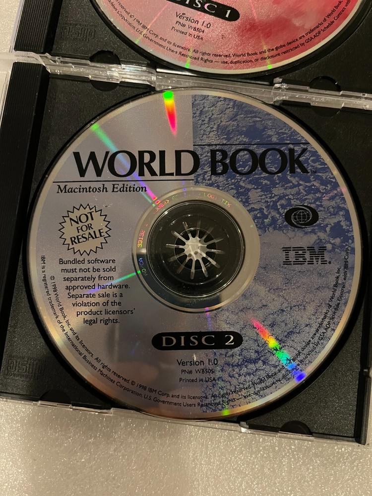 IBM World Book Macintosh Edition 2-Disc Set