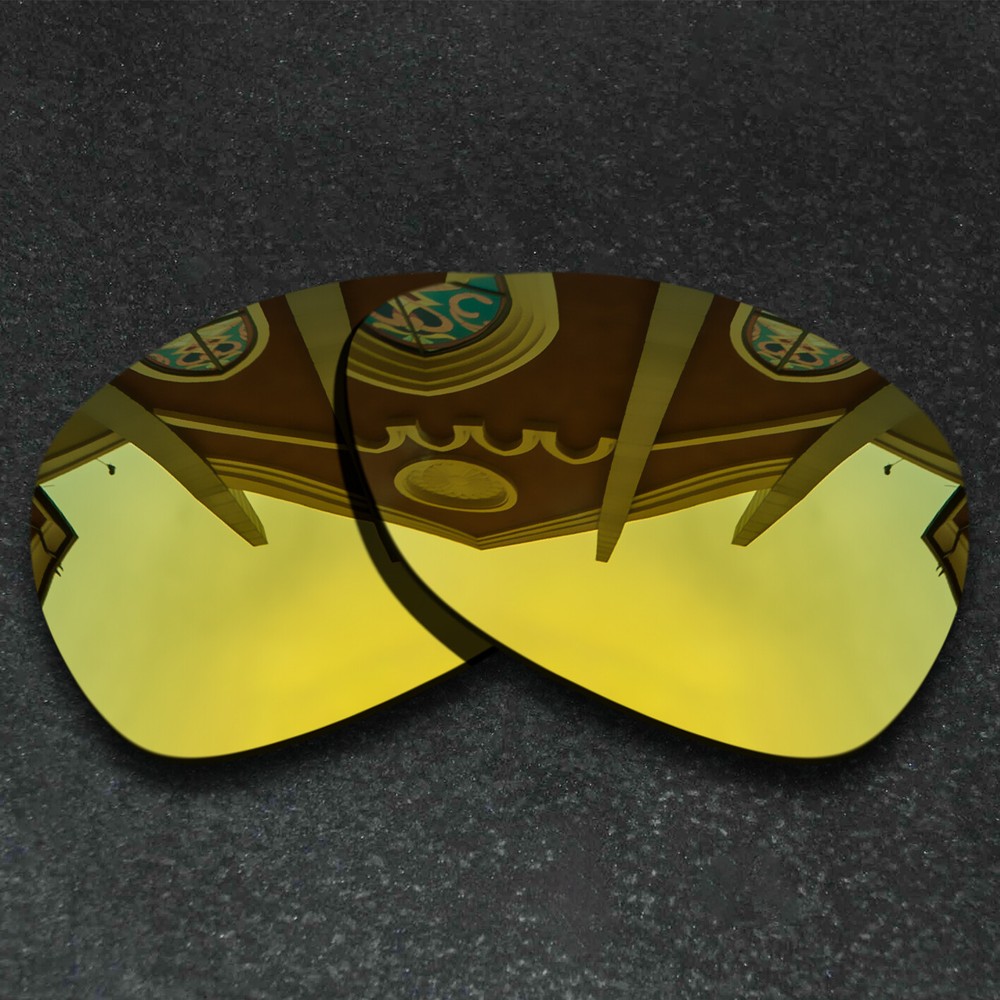 US Gold Polarized Replacement Lenses For-Oakley Feedback