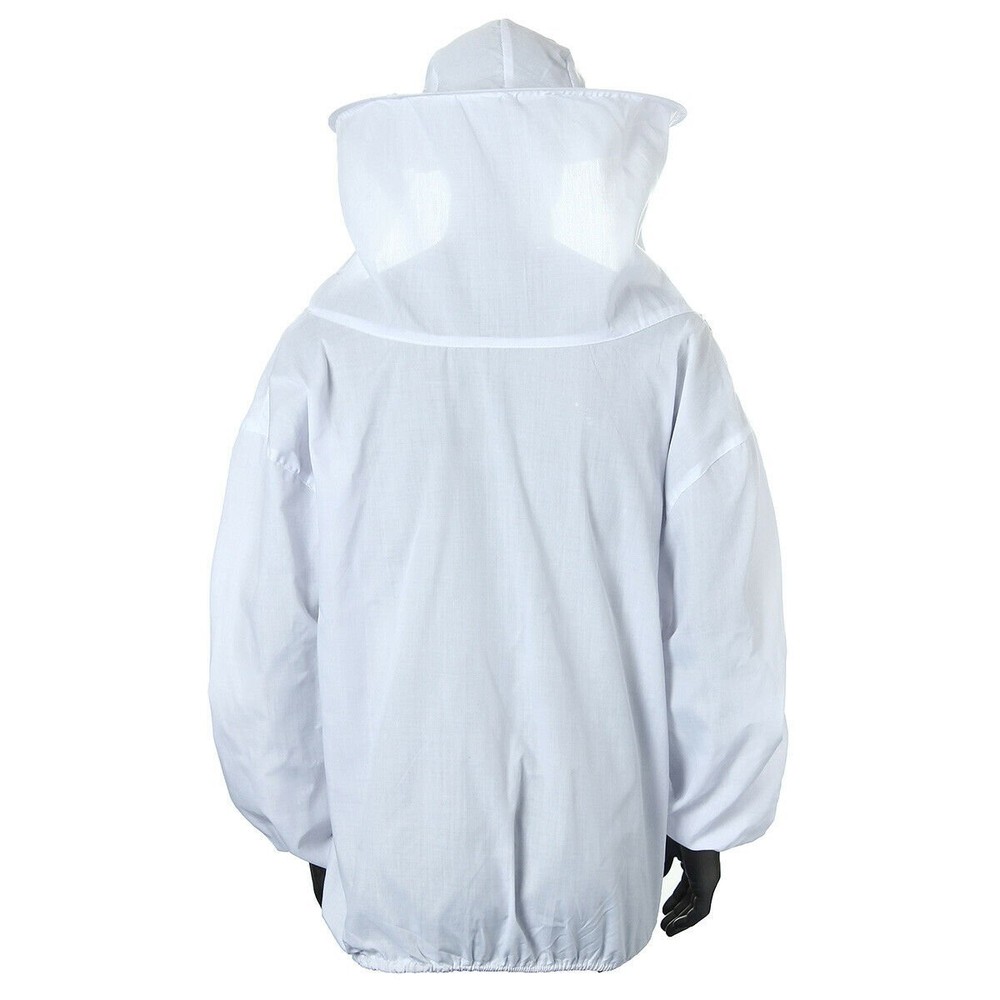 Beekeeping Jacket Equipment Veil Bee Keeping Cotton Suit Hat Pull Over Smock USA