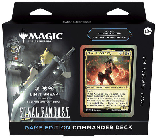 MTG Magic Final Fantasy Limit Break GAME EDITION Commander Deck SEALED!
