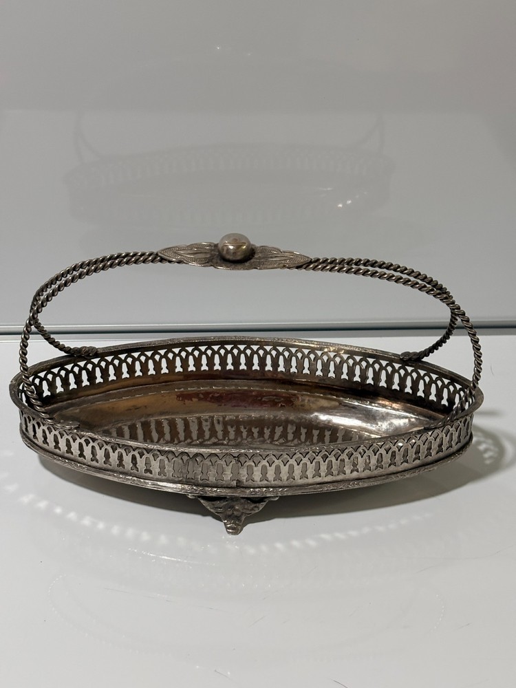 silverplate vanity tray