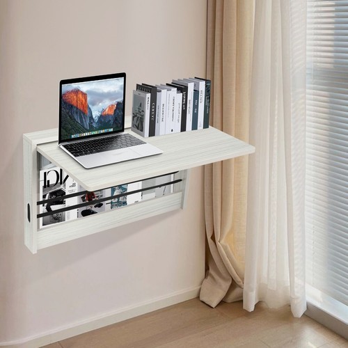 Wall Mounted Fold Down Table, 90° Folding Wall Table Storage Table Work Table