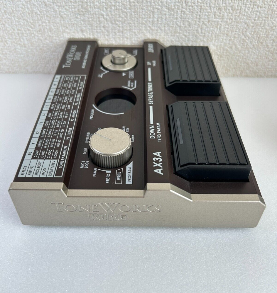 KORG ToneWorks AX3A MODELING SIGNAL PROCESSOR Used Tested working w/box, manual