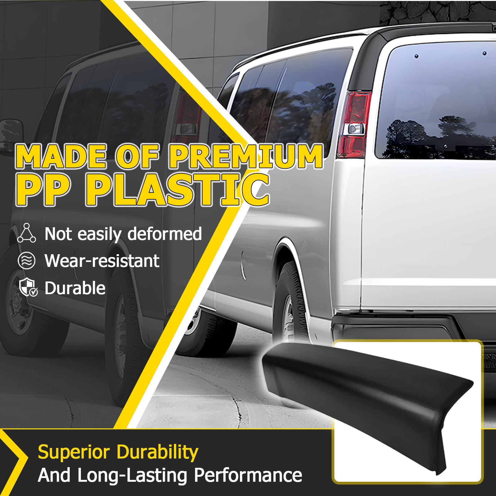 For Chevy Express 2500 3500 1996-2023 Quarter Panel Extension Driver Side Rear