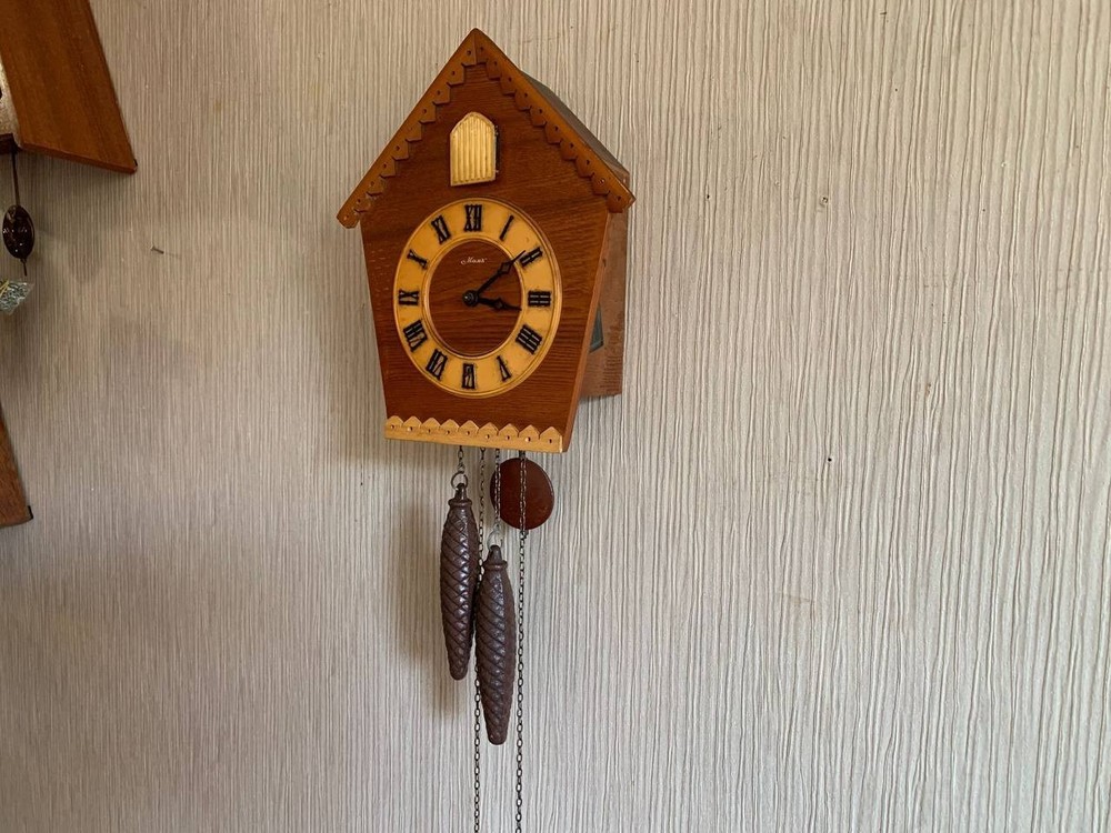 Soviet Vintage Cuckoo clock, USSR clock, Soviet working clock, Working cuckoo