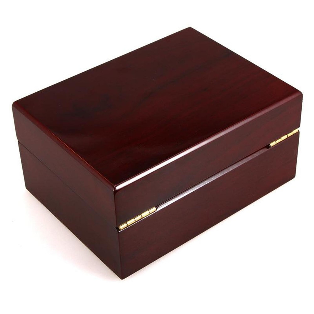 Valuable, Elegant Watch Case Made of Solid Wood with Storage Box And