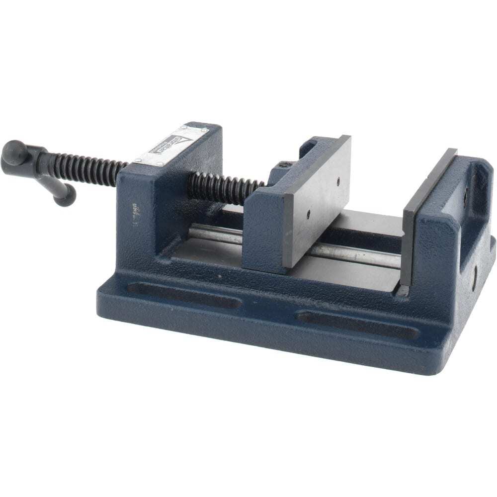 Gibraltar Low Profile Drill Press Vise, 4" Jaw Opening x 1-1/2" Throat Depth