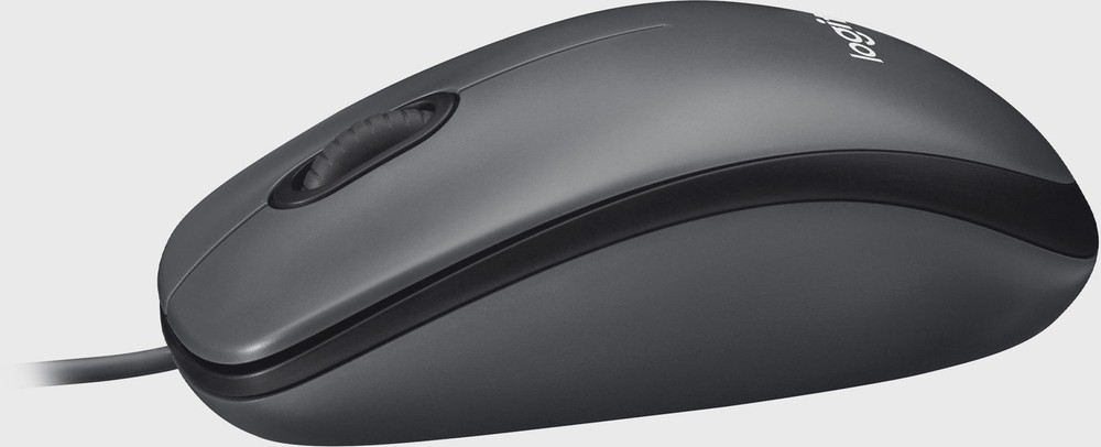 Logitech - M100 Wired Optical Ambidextrous PC Mouse with 1000 DPI Optical Tra...