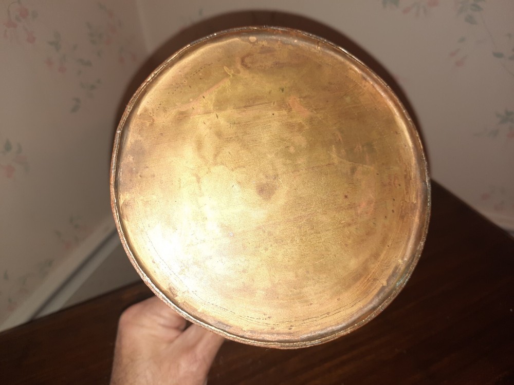 Antique Russian 2 Handled Cup Copper Brass