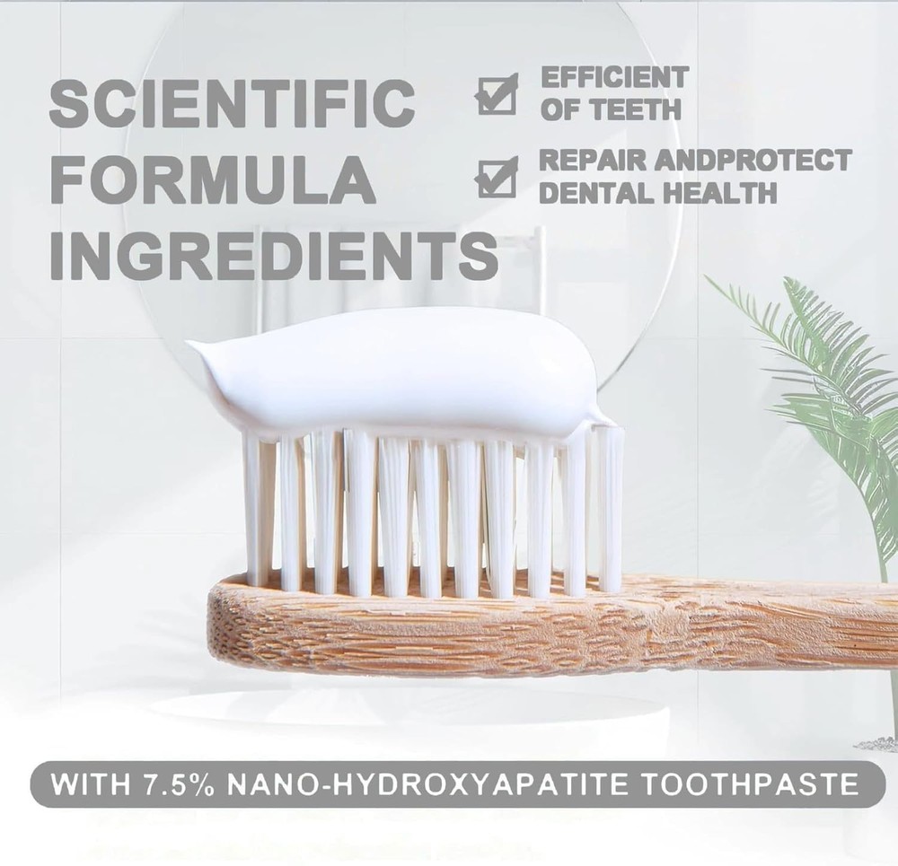 Hydroxyapatites Toothpaste, Deep Cleansing Toothpaste, Advanced Enamel Protectio