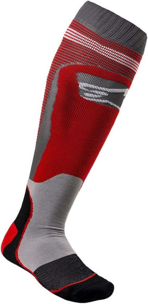 Alpinestars MX Plus-1 Socks Red/Gray