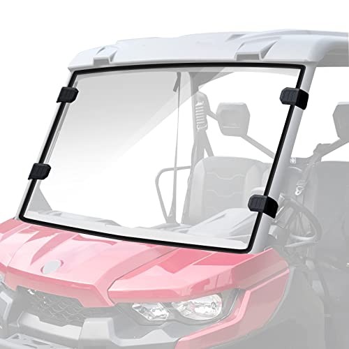 Scratch-Resistant Defender Windshield - UV-proof Full Front Without Flip Vent