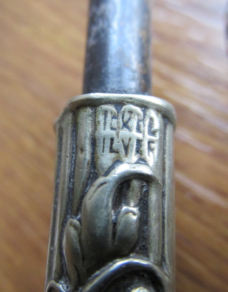 Silver Plated Parasol Handle