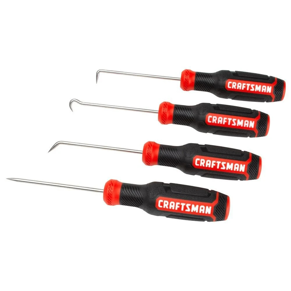 CRAFTSMAN 4 Piece Precision Steel Hook And Pick Set CMHT65073
