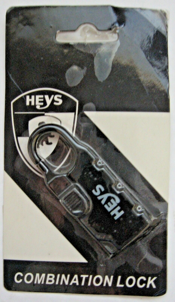 Heys Combination Lock Black Luggage Security New