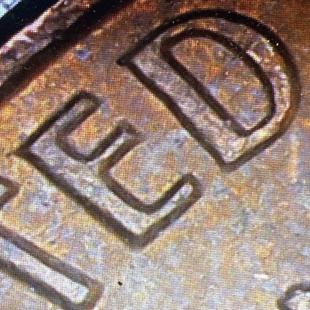 1964 Lincoln Memorial Cent Machine Doubling On Reverse Error!