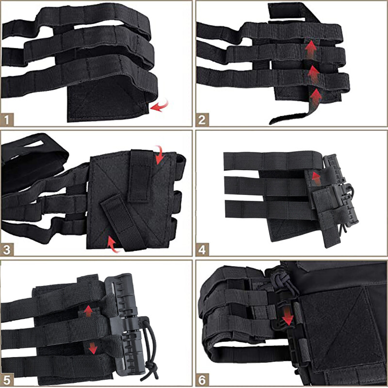 Tactical MOLLE Quick Release Buckle Assembly Connector Buckle Set for JPC CPC US