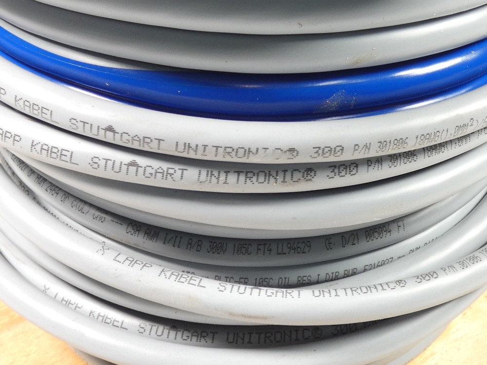 301806 Unitronic 300 18AWG 6C Multi-Conductor Cable Gray Data Signal Control ...