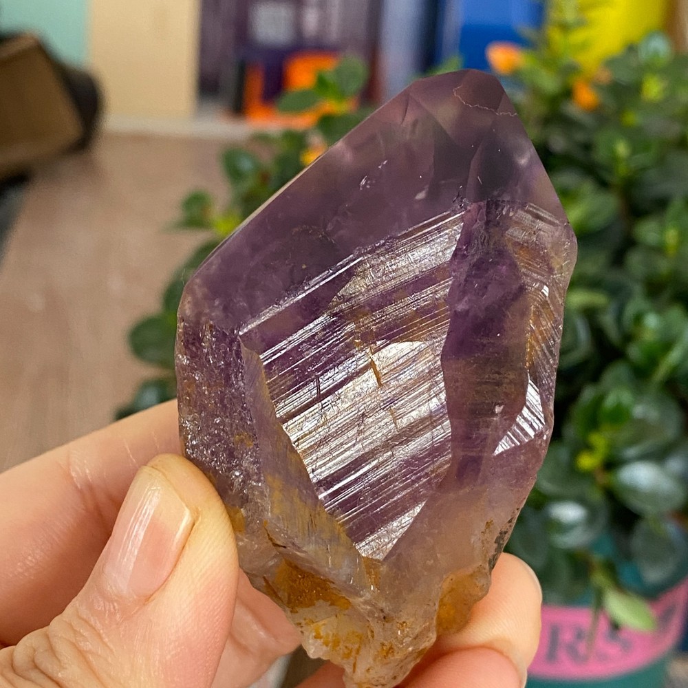 100g Natural Amethyst geode quartz clustercrystal specimen Healing