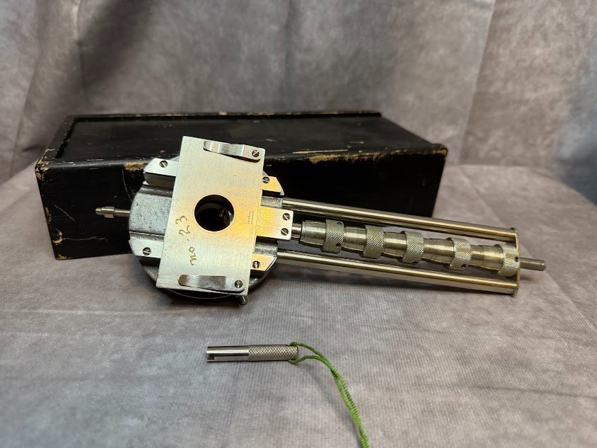 Antique Eberbach Ann Arbor Integrating Microscope Stage No. 23 - Micrometer RARE