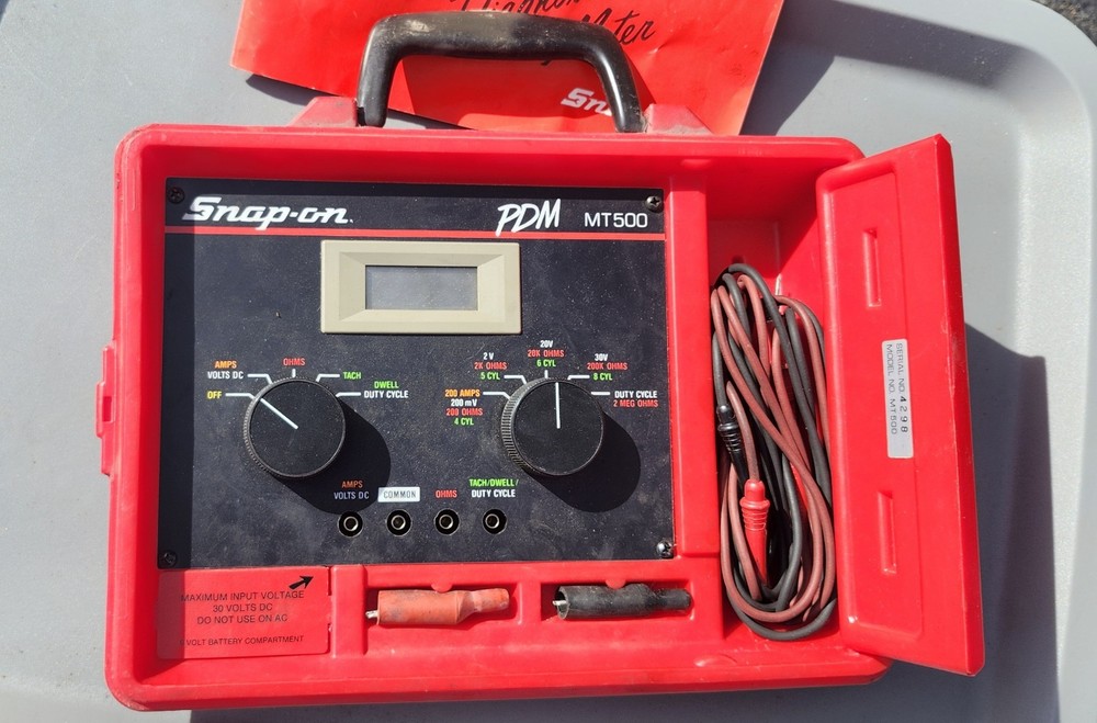 SNAP ON PDM PRECISION DIAGNOSTICS METER W CABLES