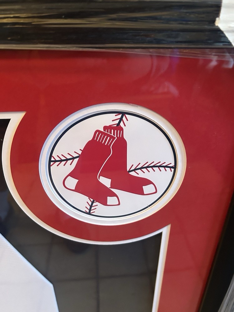 David Ortiz Autographed Signed Custom Framed Authentic Jersey JSA COA