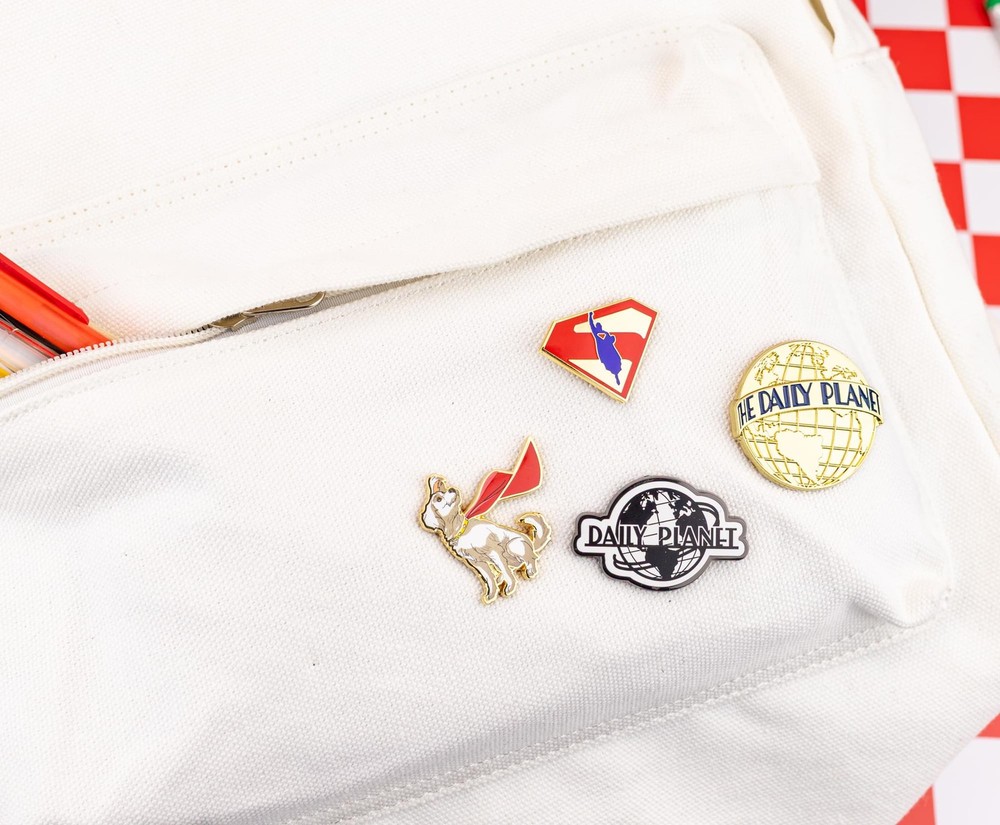 DC Studios Superman Flying Logo Enamel Pin
