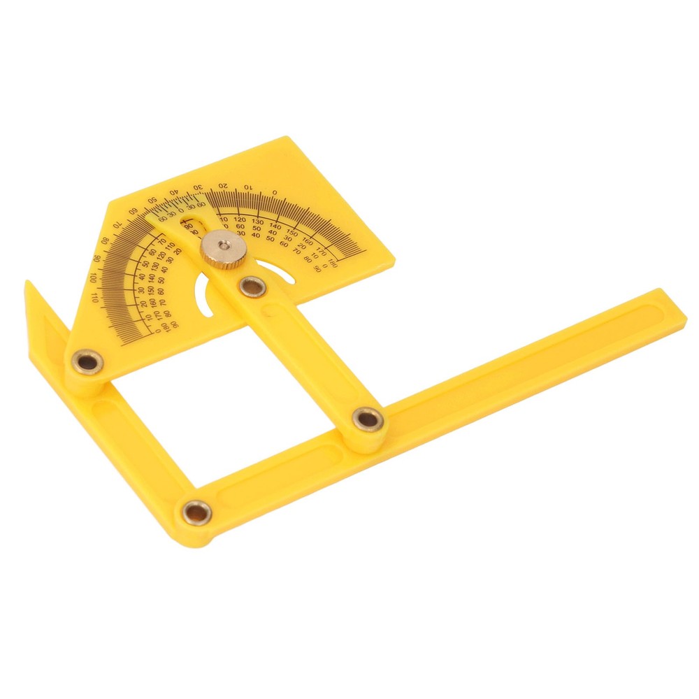 0-180 Degree Plastic Protractor Angle Finder Woodworking Measuring Tool