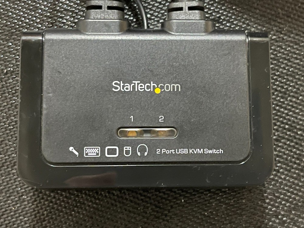StarTech 2 Port USB HDMI Cable KVM Switch with Audio and Remote SV211HDUA